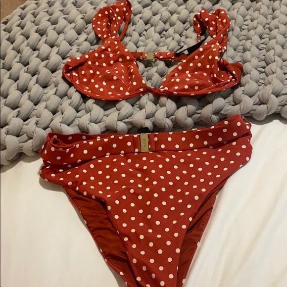 Onia x We Wore What Lydia Bikini Polka Dot - Picture 2 of 7